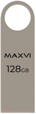 Usb flash накопитель Maxvi MK 128GB 2.0 (металлик/серебристый)