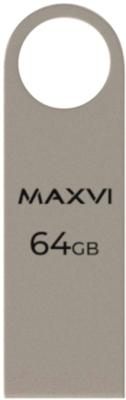 Usb flash накопитель Maxvi MK 64GB 2.0 (металлик/серебристый)