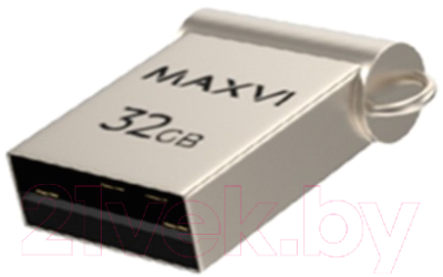Usb flash накопитель Maxvi MM 32GB 2.0 (металлик/серебристый)