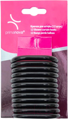 Изображение товара Кольца для шторки Primanova M-05406 (12шт, черный)