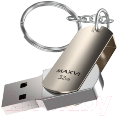 Usb flash накопитель Maxvi MR 32GB 2.0 (металлик/серебристый)