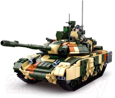Конструктор Sluban Российский танк Т90MS / M38-B0756 (758эл)