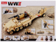 Миниатюра изображения товара Конструктор Sluban Армия ВОВ Немецкий БТР Sd.Kfz. 251 и пушка K18 / M38-B0695 (460эл)