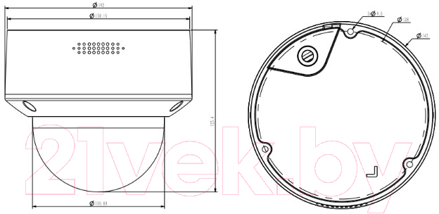 IP-камера Tiandy TC-C32MN I3/A/E/Y/M/2.8 -12mm/V4.0