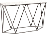 Консольный столик Stool Group Авалон 122x41 / ECST-0551-GM (серый мрамор/сталь темный хром) - 