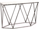 Консольный столик Stool Group Авалон 122x41 / ECST-0551-GM (серый мрамор/сталь темный хром) - 