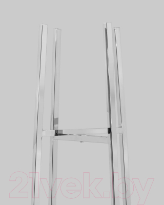 Стеллаж Stool Group Ланс / EDCS-005 (прозрачное стекло/сталь серебристый)