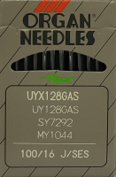 Набор игл для промышленной швейной машины Organ UYx128 GAS 100 SES ORG-10 (для трикотажа) - 