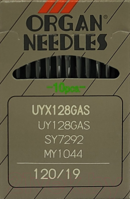 Набор игл для промышленной швейной машины Organ UYx128 GAS 120 ORG-10 (универсальные)