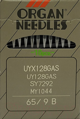 Набор игл для промышленной швейной машины Organ UYx128 GAS 65 B ORG-10 (для высокоэластичных тканей)