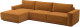 Диван угловой Савлуков-Мебель Техас левый 260x150 (Fellini 18 коричневый) - 