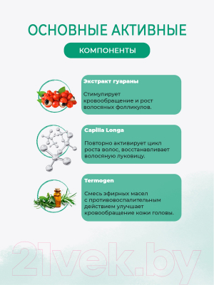 Набор косметики для волос Hipertin Шампунь против выпадения волос+Кондиционер для всех типов (2x300мл)