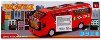 Автобус игрушечный Sima-Land Город / 7603232 (красный)