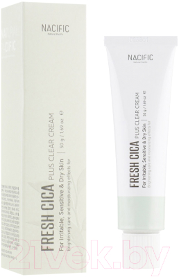 Крем для лица Nacific Fresh Cica Plus Clear Cream Для чувствительной и проблемной кожи (50мл)