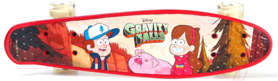 Пенни борд Disney Gravity Falls / 7342390 (бордовый)