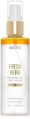 Спрей для лица Nacific Fresh Herb Origin Mist Serum Двухфазная органическая (100мл)