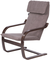 Кресло мягкое Мебелик Малави (твист 05/орех) - 