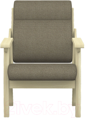 Кресло мягкое Элегия Вега-10 (Scandinavia Brown Wood/лак бесцветный)