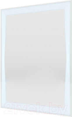 Зеркало Пекам Lines 60x80 / lines-60x80 (c подсветкой, с механической клавишей включения)