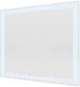 Зеркало Пекам Lines 80x60 / lines-80x60 (c подсветкой, с механической клавишей включения) - 