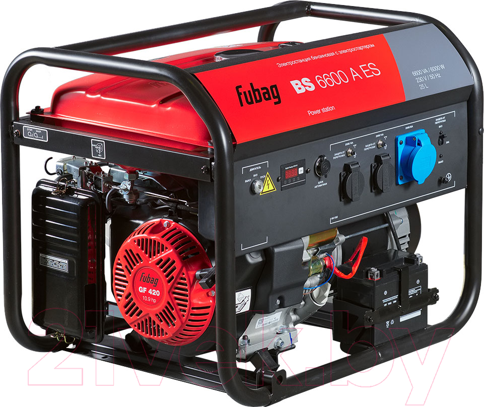 Бензиновый генератор Fubag BS 6600 A ES с электростартером