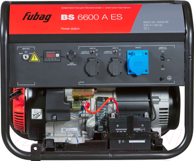 Бензиновый генератор Fubag BS 6600 A ES с электростартером (641692)