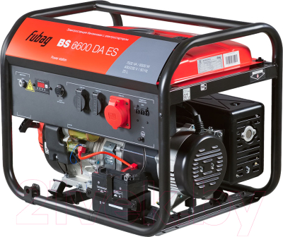 Бензиновый генератор Fubag BS 6600 DA ES с электростартером (641693)