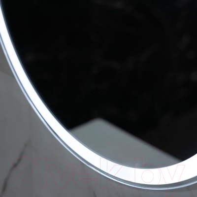 Зеркало Пекам Iva 1 52.5x102.5 / Iva1-52.5x102.5 (c подсветкой, с механической клавишей включения)