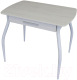 Миниатюра изображения товара Обеденный стол Древпром М55 Граус ДП1-01-02 90x60 (самерсет/белый матовый)