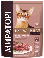Сухой корм для кошек Winner Мираторг Extra Meat для домашних кошек с говядиной / 1010027302 (10кг) - 