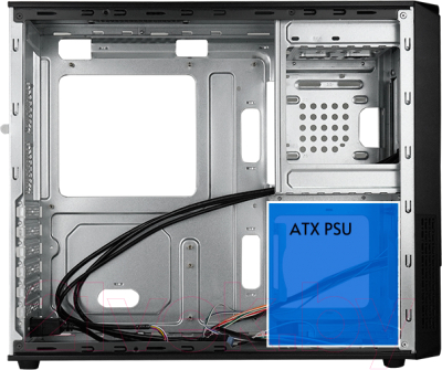 Корпус для компьютера Chieftec UNI Slim UC-03B-OP (без БП)