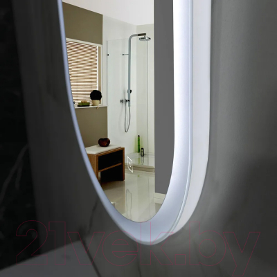 Зеркало Пекам Iva 45x90 / Iva-45x90s (с подсветкой, с сенсором на прикосновение)