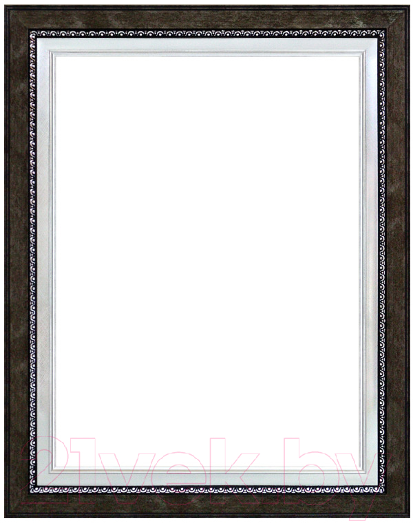 Рамка Декарт 30x40 8Л2573 (черный с серебром)