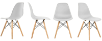 Набор стульев Ergozen Eames DSW Pro (4шт, серый) - 