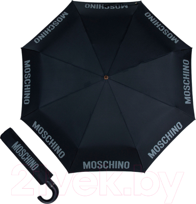 Зонт складной Moschino 8064-ToplessA Logo Black