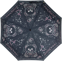 Зонт складной Moschino 8198-OCA Bear Constellations Black - 