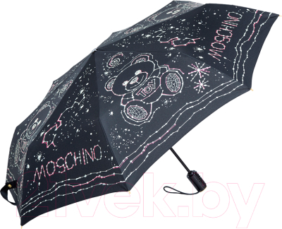 Зонт складной Moschino 8198-OCA Bear Constellations Black