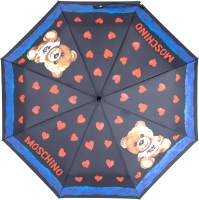Зонт складной Moschino 8377-OCA Painted Bear Black - 