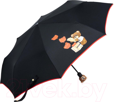 Зонт складной Moschino 8431-OCA Bear Balloons Black