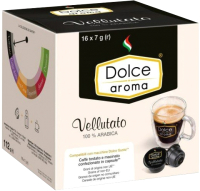Кофе в капсулах Dolce Aroma Dolce Vellutato (16шт) - 