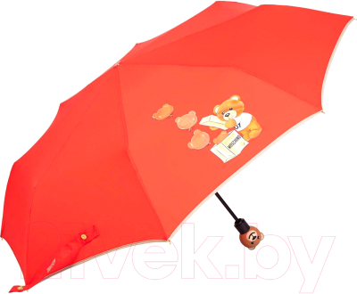 Зонт складной Moschino 8431-OCC Bear Balloons Red