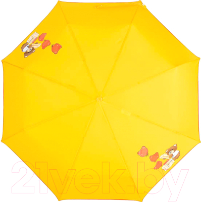 Зонт складной Moschino 8431-OCU Bear Balloons Yellow