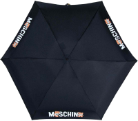 Зонт складной Moschino 8550-superminiA Logo With Bears Black+Box Teddy - 