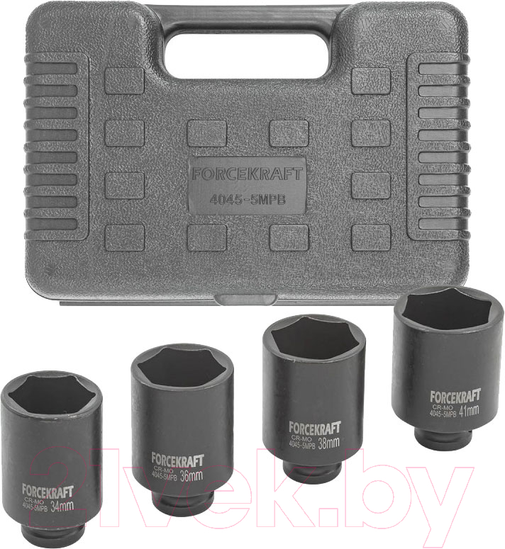 Набор головок слесарных ForceKraft FK-4045-5MPB