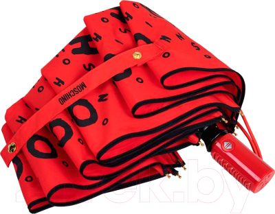 Зонт складной Moschino 8686-OCC Lettering Red