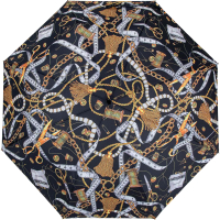 Зонт складной Moschino 8839-OCA Sewing Tools Black - 