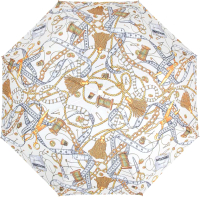 Зонт складной Moschino 8839-OCI Sewing Tools Cream - 