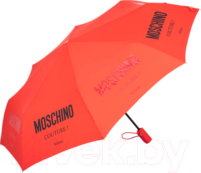 Зонт складной Moschino 8870-OCC Logo Couture Red
