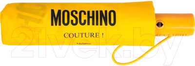Зонт складной Moschino 8870-OCU Logo Couture Yellow