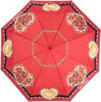 Зонт складной Moschino 8951-OCC Biker Hearts Red - 